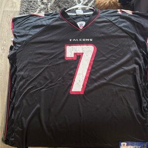 Atlanta Falcons Reebok NFL Men Jersey 3XL Mike Vick #7 Football Mesh Black USED
